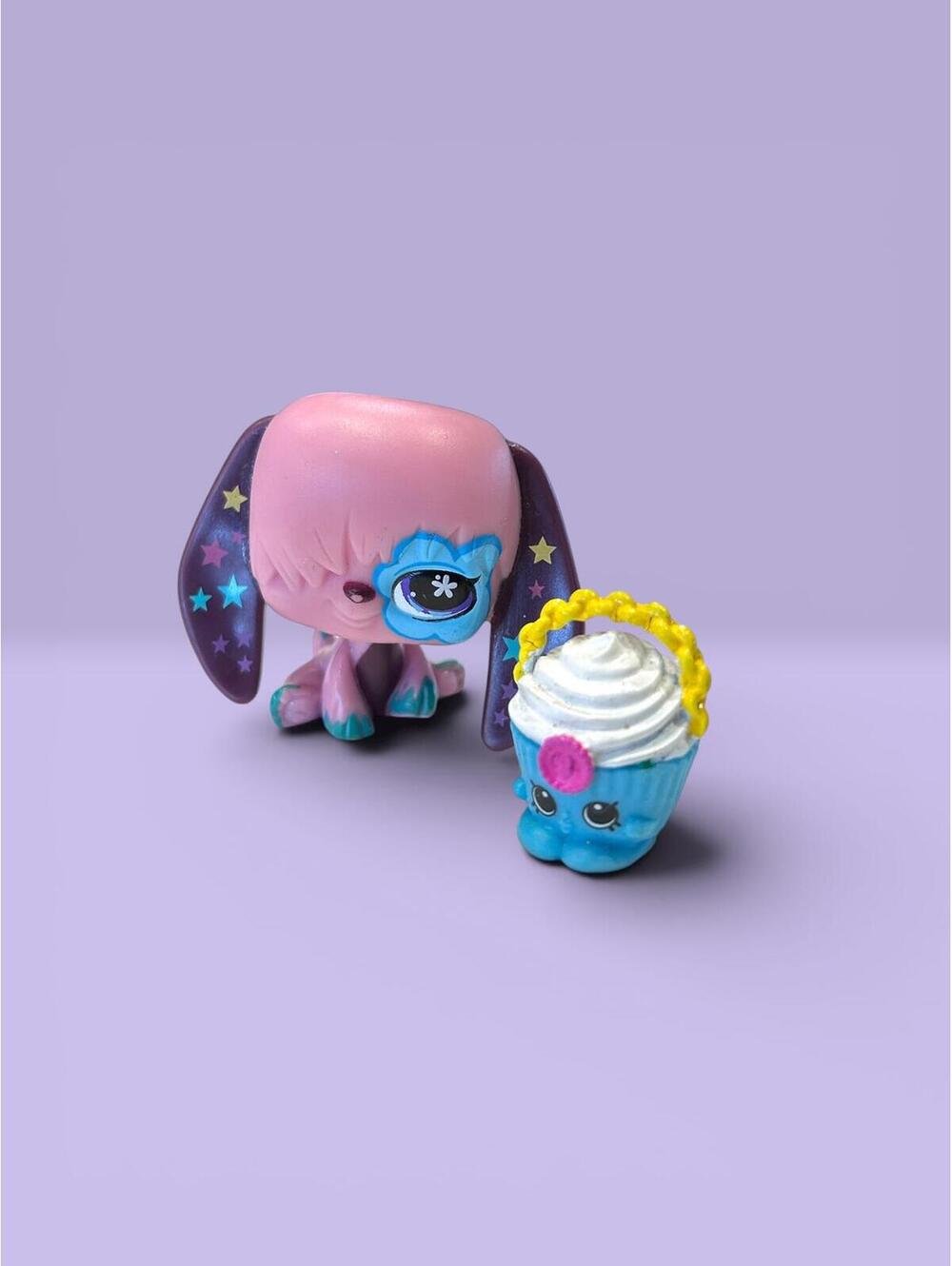 Littlest Pet Shop LPS Grooviest Sheepdog with Shopkins accessory